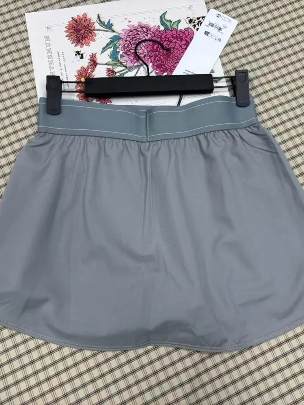 🏌🏻‍♀️ALO Yoga Match Point Tennis Skirt🎾Grey Simple Design Versatile